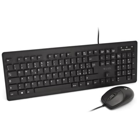 Washable Keyboardmouse Combo Uk Ip68 Waterproof Italian Qwerty - Foto 1