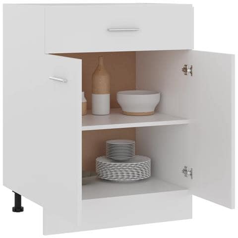 Armadio Inferiore con Cassetto “Lyon” Bianco 60x46x81,5 cm - Foto 2