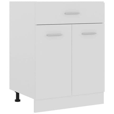 Armadio Inferiore con Cassetto “Lyon” Bianco 60x46x81,5 cm - Foto 1