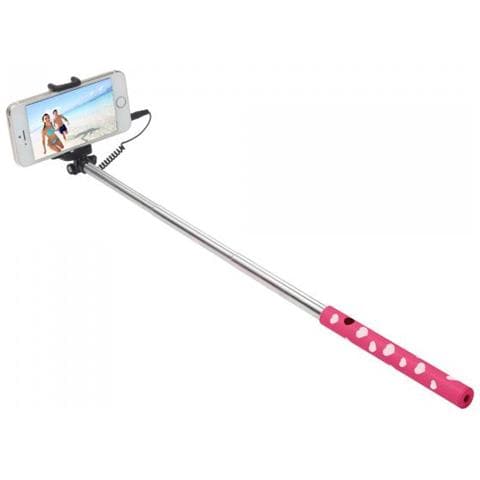 Bastone per Selfie Smartphone Rosa Argento Bianco - Foto 1