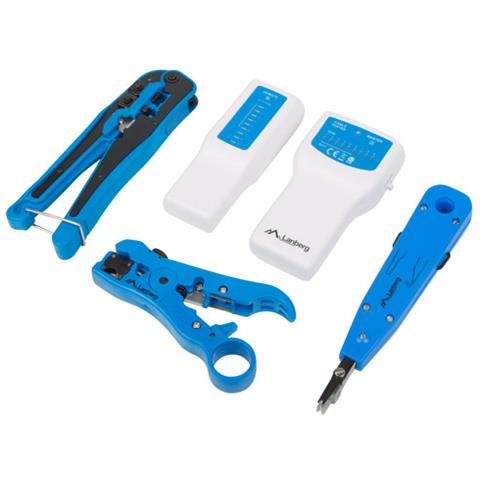 Kit Attrezzi NT-0302 Multicolore per Cavi di Rete - Foto 1