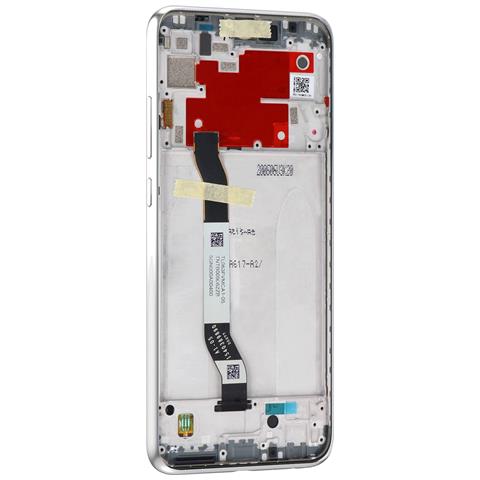 Schermo Per Xiaomi Redmi Note 8t Lcd + Vetro Tattile + Chassis, Bianco - Foto 2
