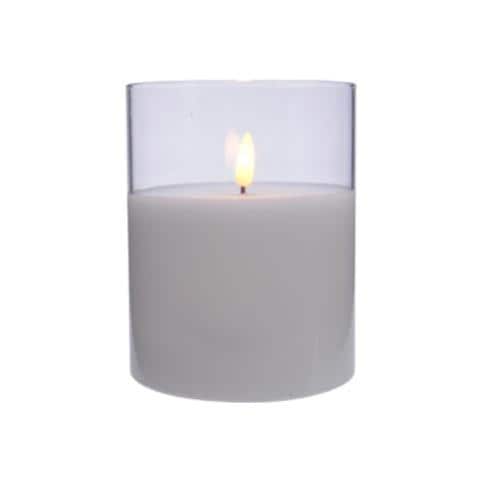 Candela Led - Stile Vintage - Vetro - 10 X 15 Cm - 72226 - Foto 1