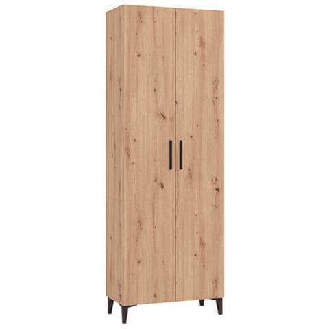 Josie - Armadio Due Ante Moderno Minimal In Legno - Foto 1