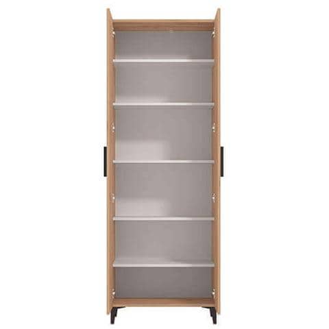 Josie - Armadio Due Ante Moderno Minimal In Legno - Foto 4