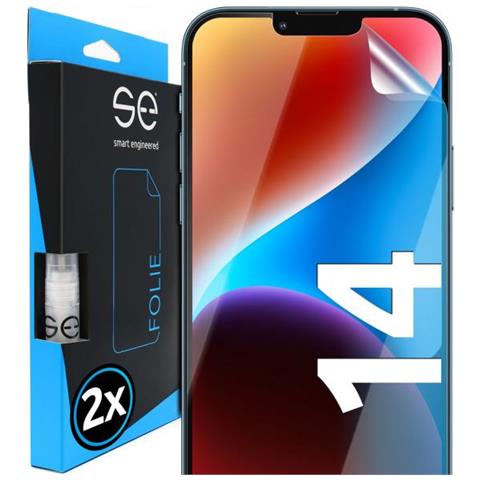 Se0-f0101-0272-22-m Mobile Phone Screen /back Protector Pellicola Proteggischermo Trasparente Apple 2 Pz - Foto 1