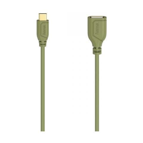 Flexi-slim Cavo Usb 0,15 M Usb 2.0 Usb C Usb A Verde - Foto 1