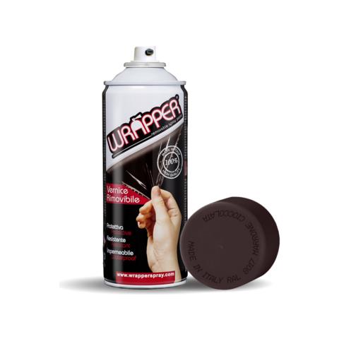 Wrapper, Pellicola Spray Rimovibile, 400 Ml - Marrone Cioccolata - Ral 8017 - Foto 1