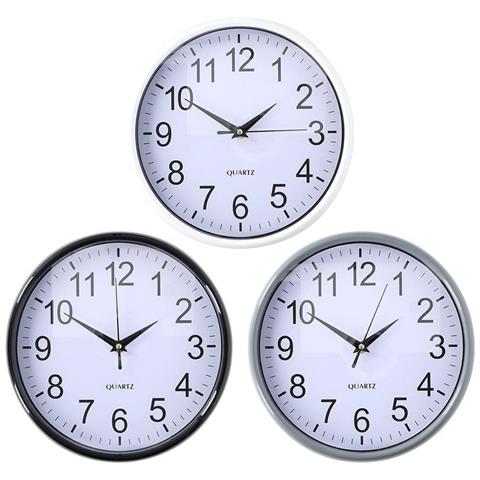 Orologio Da Parete Polipropilene (ø 25 X 3 Cm) - Foto 1