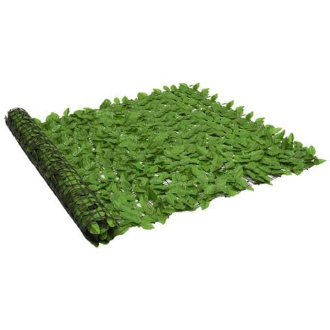 Schermo Privacy Da Balcone Con Foglie Verde 300x150 Cm - Foto 1