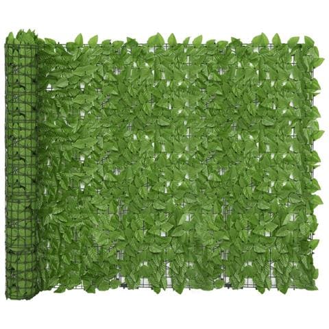 Schermo Privacy Da Balcone Con Foglie Verde 300x150 Cm - Foto 2