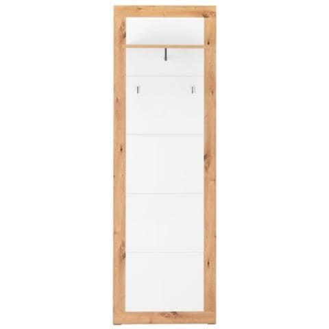 Pannello Appendiabiti Wien 43 Da Ingresso Rovere Bianco - Foto 1