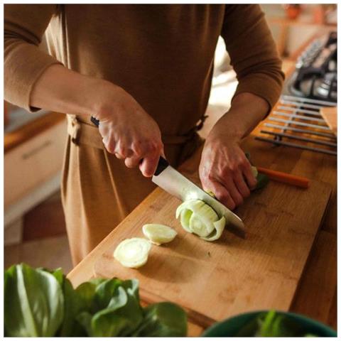 1057536 Coltello Da Cucina Acciaio Inossidabile 1 Pz Coltello Santoku - Foto 3