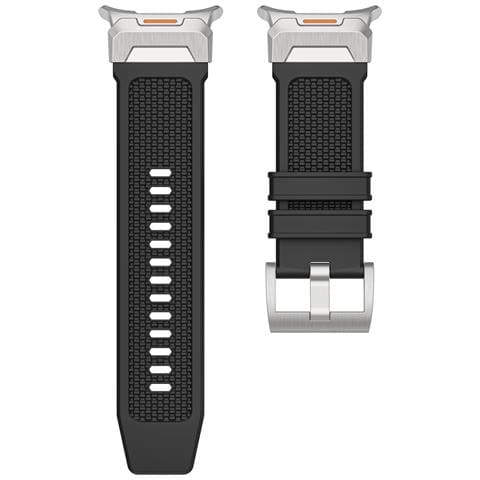 Cinturino Tattico Per Orologio Samsung Watch 7 Ultra Black+white - Foto 4