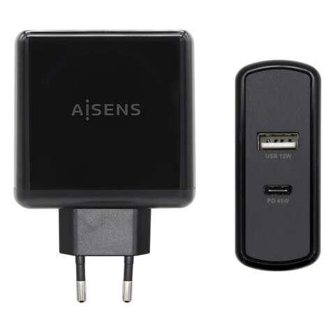 Asch-2pd45a-bk Caricabatterie Per Dispositivi Mobili Gps, Comandi Di Gaming, Mp3, Mp4, Telefono Cellulare, Comput - Foto 1