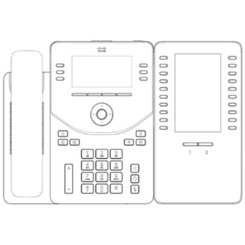 Modulo di Espansione Tasti Cisco IP Desk Phone Serie 9800 - Foto 2