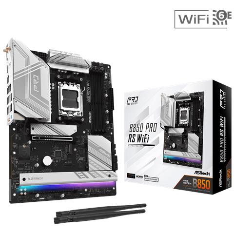B850 Pro RS WiFi AMD B850 Socket AM5 ATX - Foto 1
