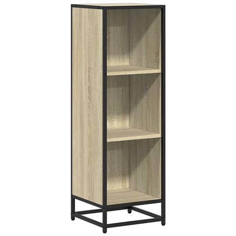 Libreria Rovere Sonoma 33,5x33x107,5 Cm In Legno Multistrato - Foto 2