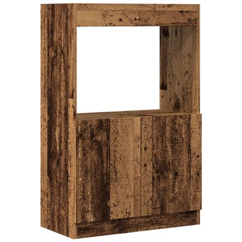 Credenza Legno Antico 63x33x100 Cm In Truciolato - Foto 2