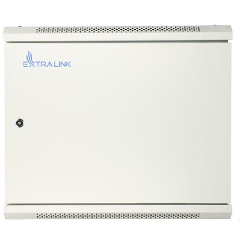Extralink Armadio per montaggio rack 12U 600x600 ASP Grigio parete, porta di metallo, Da parete, 12U, 60 kg, Lucchetti, Grigio - Foto 1