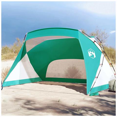 Tenda da Spiaggia Verde 274x178x170/148 cm in Poliestere 185T - Foto 1