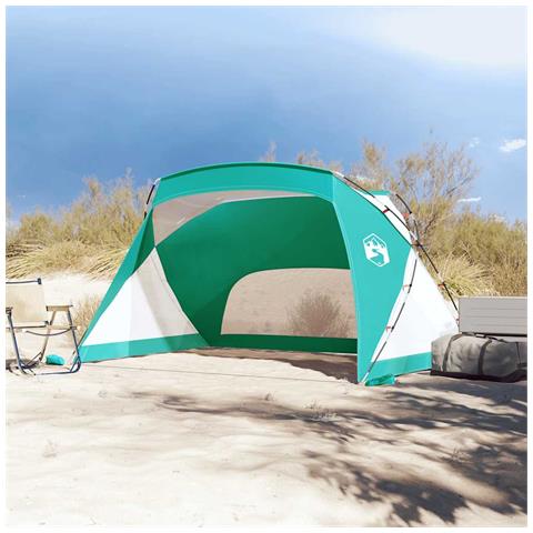 Tenda da Spiaggia Verde 274x178x170/148 cm in Poliestere 185T - Foto 2