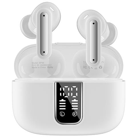 Cuffie Bluetooth SP99 Bianche con Cancellazione Rumore - Foto 7