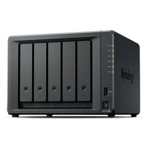 DiskStation DS1525+ server NAS e di archiviazione Ryzen Embedded V1500B 8 GB DDR4 0 TB Nero - Foto 1