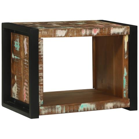 Cube da Parete 55x35x40 cm Legno Massello Recuperato - Foto 1