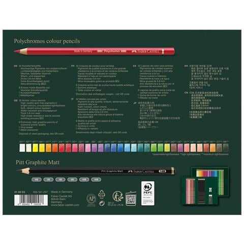 Polychromos & Pitt Graphite Matt Set Multicolore 38 pz - Foto 6