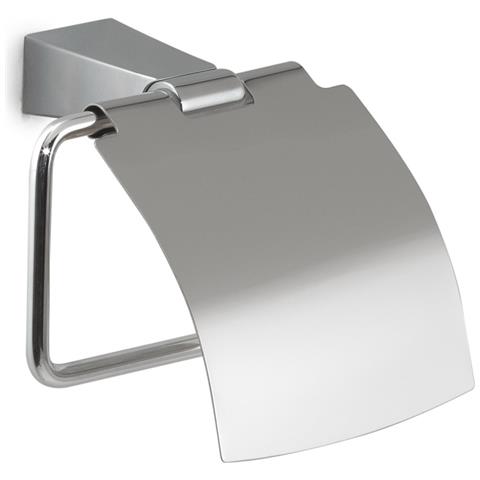 Portarotolo Coperto Da Muro In Acciaio Inox E Cromall Tn25 Serie Tonale Cromato - Foto 1