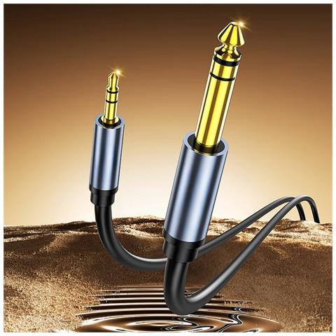 Cavo Audio Da 6,5 Mm A 3,5 Mm Maschio-maschio - Connetti I Tuoi Dispositivi Senza Interruzioni 5 M - Foto 2