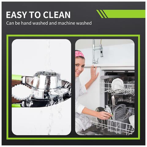 Spremiaglio In Acciaio Inox Ergonomico Antiscivolo - Foto 2