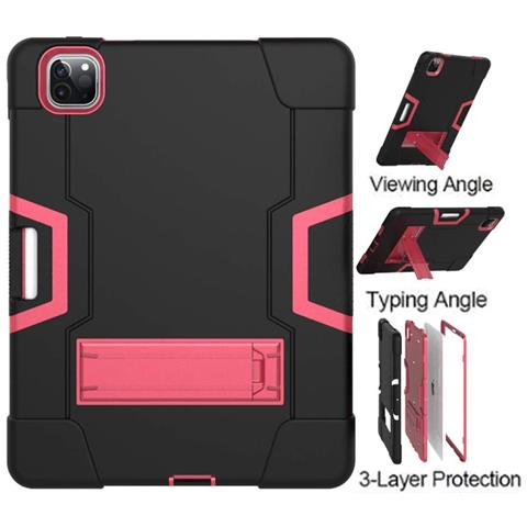 Custodia Per Ipad Pro 5/4/3 12.9” Con Supporto E Alloggiamento Per Stilo Nera - Foto 2