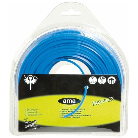 Filo Per Decespugliatore Duraflex Da 55m Sezione Quadrata Ø 2,7mm - Foto 1