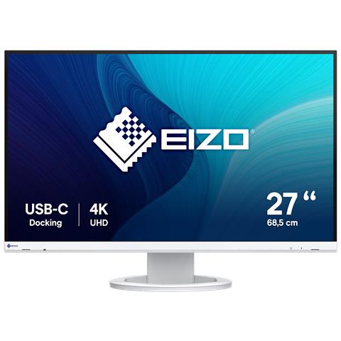 Monitor 27" IPS Flat EV2740S-WT 4K Ultra HD Tempo di risposta 6 ms - Foto 1