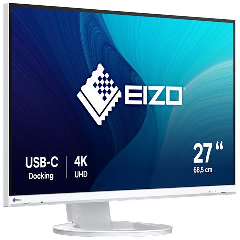 Monitor 27" IPS Flat EV2740S-WT 4K Ultra HD Tempo di risposta 6 ms - Foto 8