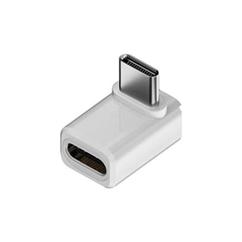 Adattatore Usb-c Femmina A Maschio Ad Angolo Retto 240w 80gbps (confezione Da 2) White - Foto 2