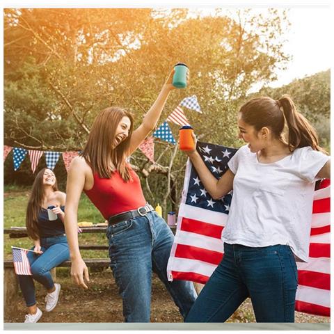 Set Di 4 Raffreddatori Per Lattine In Neoprene - Manicotti Goffrati Per Lattine Di Birra/soda Da 330ml - Foto 5