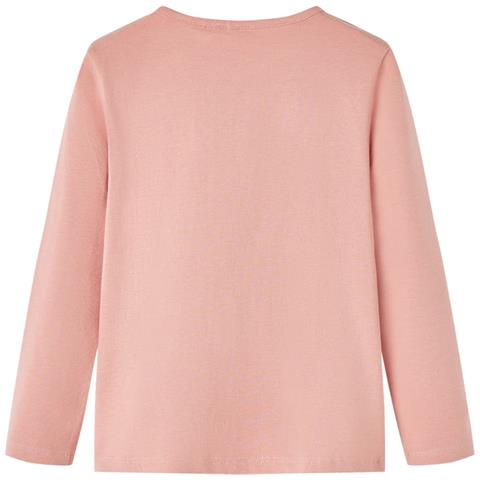 Maglietta per Bambini a Maniche Lunghe Rosa Chiaro 128 - Foto 2