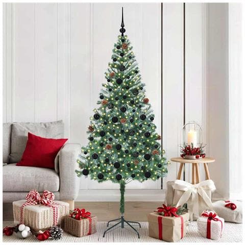 Albero di Natale artificiale Verde 180 cm PVC e Acciaio - Foto 2