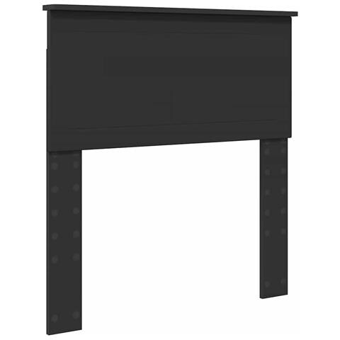 Testiera con testiera Rovere Nero 80 cm Legno multistrato - Foto 1
