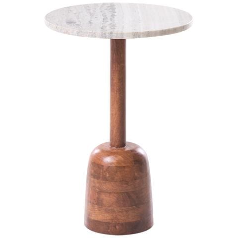 Tavolino Hartwell Legno Di Mango Marrone - Foto 2