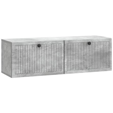 Mobile Porta TV da Muro Grigio Cemento 98 x 31 x 30 cm - Foto 1