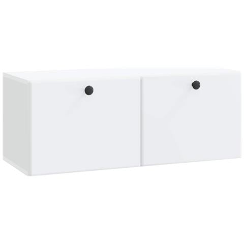 Mobile Porta TV da Muro 78,5 x 31 x 30 cm Bianco - Foto 1