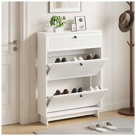 Mobile per scarpe EDE 78 x 24 x 103 cm Legno ingegnerizzato - Foto 2