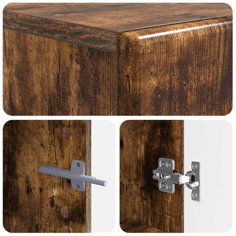 Mobile TV Rovere Fumo Legno ingegnerizzato - Foto 9