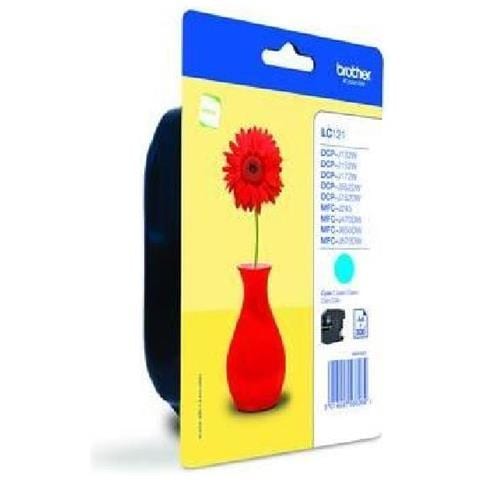 LC-121CBP Cartuccia Ink Originale Ciano per DCP-J152/552/752 MFC-J470/870DW Resa Pagine 300 - Foto 3