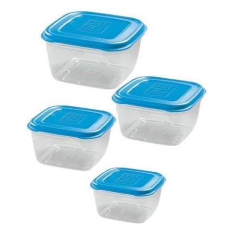 Set 4 quadrato (2l+1,5l+1l+0,5l)  - Foto 4