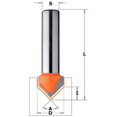 Fresa X Intagli A 90 Gr. Hw S=8  D=38x28.5x63.5 Dx 915.380.11 - Foto 1